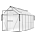 Szklarnia ogrodowa z poliwęglanu Slide-In 183x361cm Silver - Cultivo