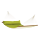Hamak dwuosobowy z drążkiem ALABAMA Avocado - La Siesta