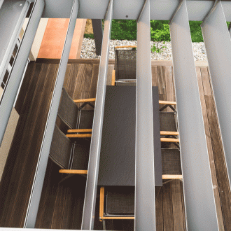 Dach pergoli ogrodowej 3x4 Premium White Gutroof