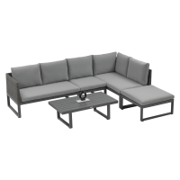 Narożnik ogrodowy DAVOS Grey - Focus Garden