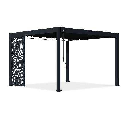 Panel ozdobny DECO 1.2 m do pergoli ELEGANCE/DELUXE/FUSION Anthracite - Gutroof