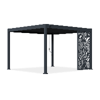 Panel ozdobny DECO 1.3 m do pergoli ELEGANCE/DELUXE/FUSION Anthracite - Gutroof