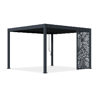 Panel ozdobny DECO 1.3 m do pergoli ELEGANCE/DELUXE/FUSION Anthracite - Gutroof