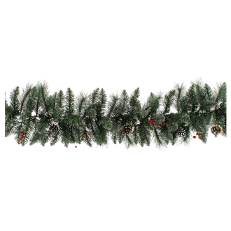 Udekorowana girlanda świateczna CUPID z trwałego materiału PE/PVC