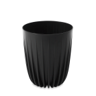 Doniczka dekoracyjna MIRA Eco recycled 19cm czarna - LAMELA