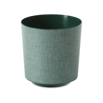 Doniczka ozdobna GAMA 19cm textil awokado - LAMELA
