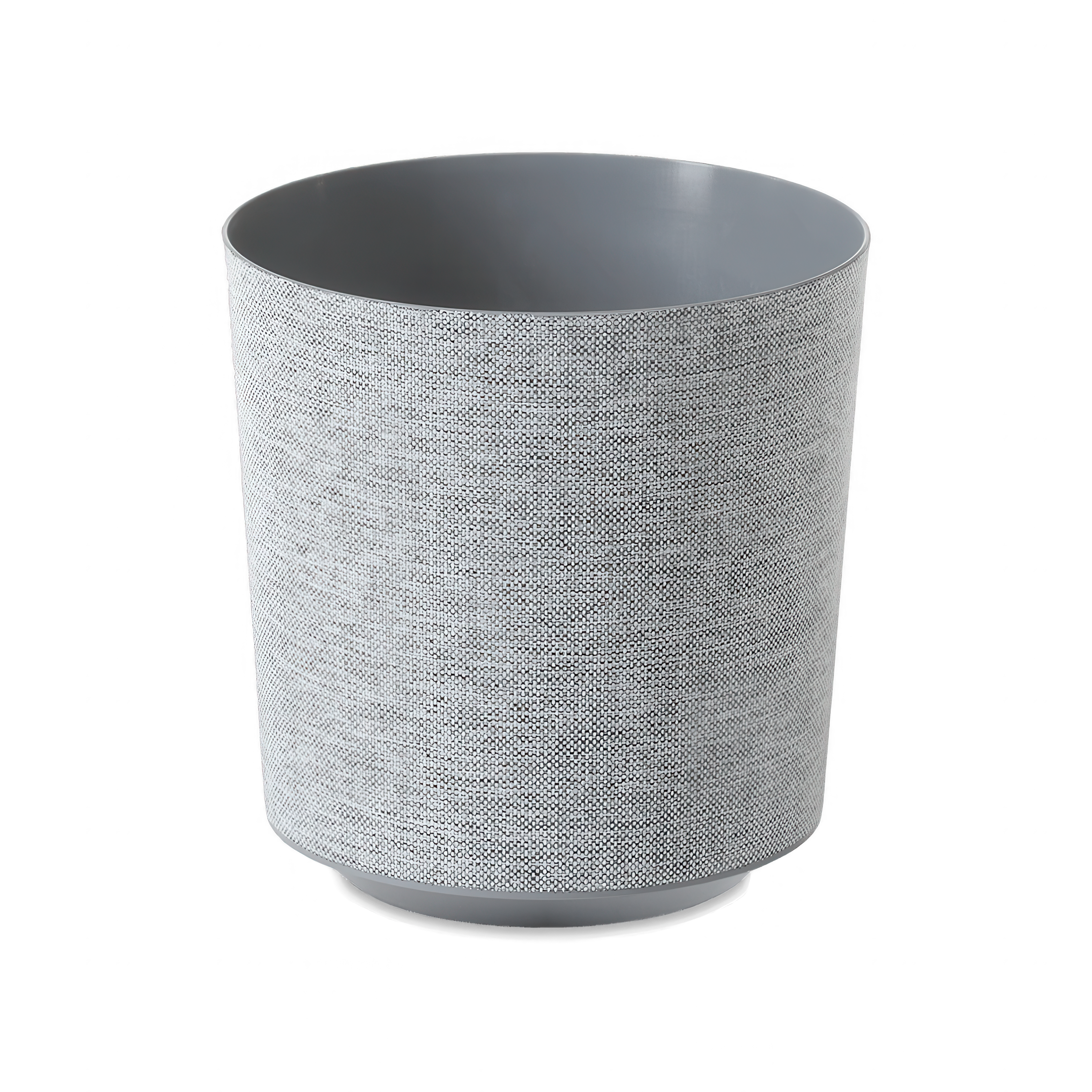 Doniczka ozdobna GAMA 19cm textil szara - LAMELA