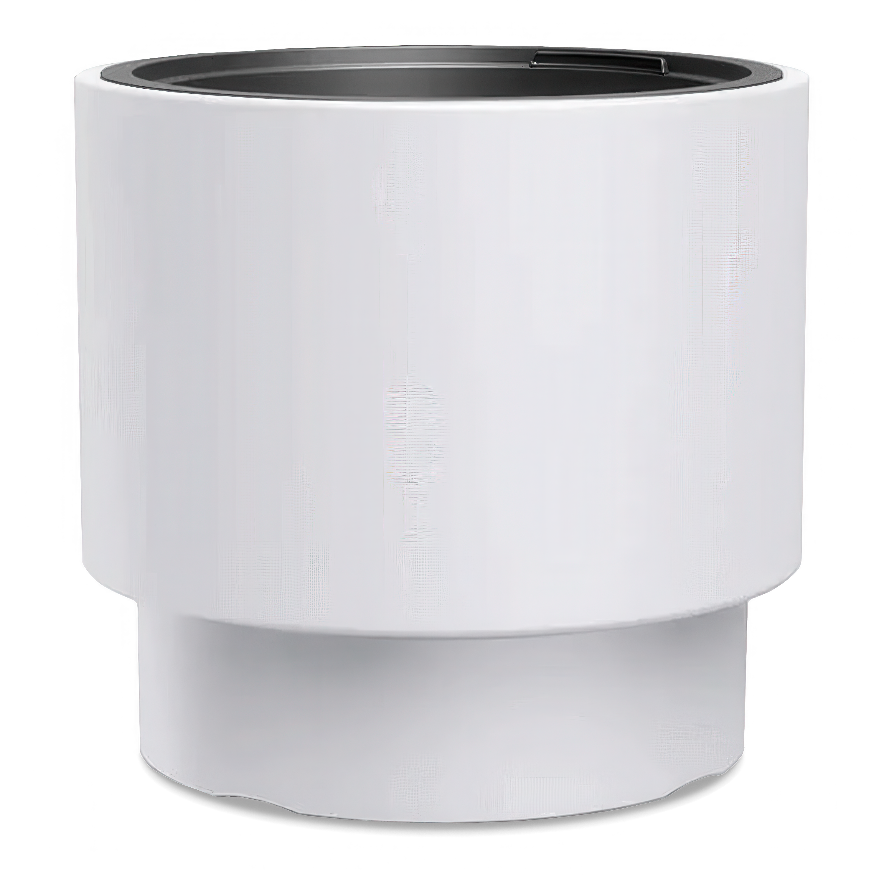 biała doniczka ozdobna