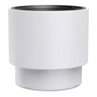 Doniczka z wkładem Heos 47x47x44cm biała - PROSPERPLAST