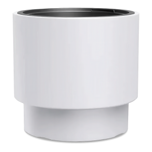 biała doniczka ozdobna