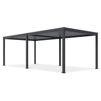 Pergola z oświetleniem LED DELUXE Automatic 3,6x7,2 Anthracite - Gutroof