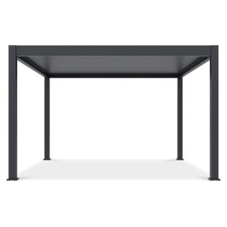 Pergola tarasowa DELUXE PRO Automatic 4x4 + LED, Anthracite - Gutroof