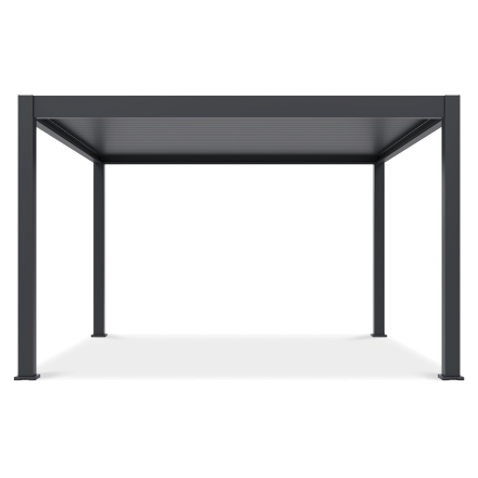 Pergola tarasowa DELUXE PRO Automatic 4x4 + LED, Anthracite - Gutroof