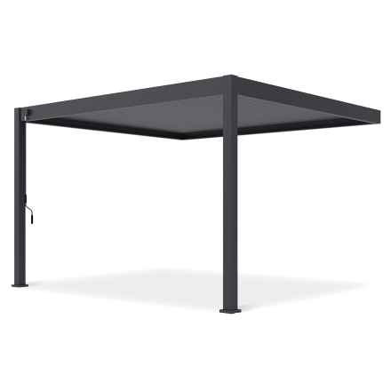 Pergola aluminiowa DELUXE Wall 3,6x4 Anthracite - Gutroof
