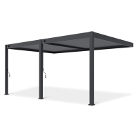 Pergola przyścienna DELUXE Wall 3,6x5,3 Anthracite - Gutroof