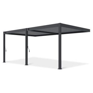 Pergola tarasowa DELUXE Wall 3,6x6 Anthracite - Gutroof