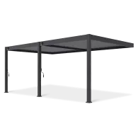 Pergola tarasowa DELUXE Wall 3,6x6 Anthracite - Gutroof