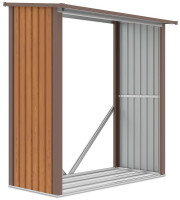 Stojak na drewno, drewutnia DENVER 182x89cm Oak Brown - Hardmaister