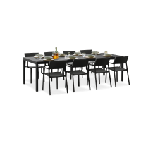 Zestaw ogrodowy Nardi TRILL/RIO - 8/210 Antracite