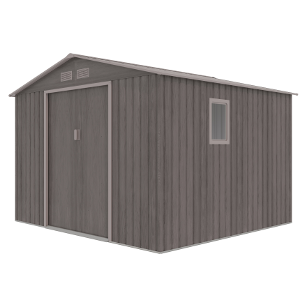 Domek narzędziowy HUDSON 277x255cm Light Wood - na białym tle