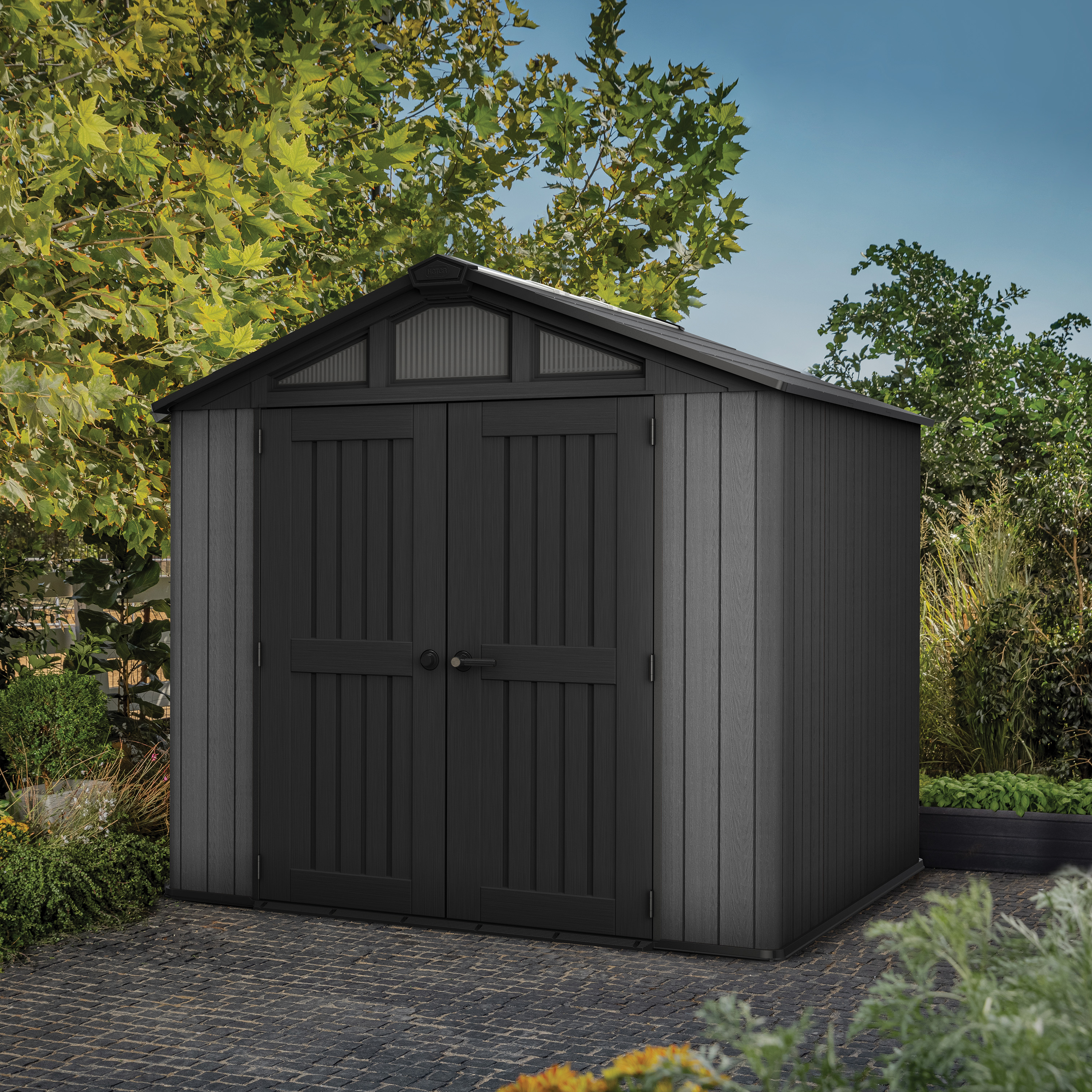 Domek na narzędzia STRONGHOLD SHED 8x8 szary - Keter