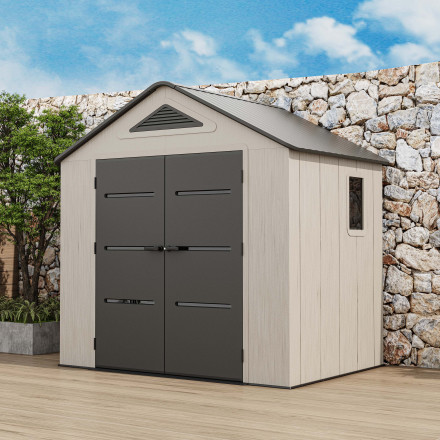 Domek narzędziowy EVEREST 250×180 cm Cold Grey - HARDMAISTER