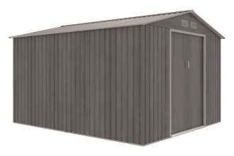 Rzut boczny domku narzędziowego HUDSON 277x319cm Light Wood na białym tle