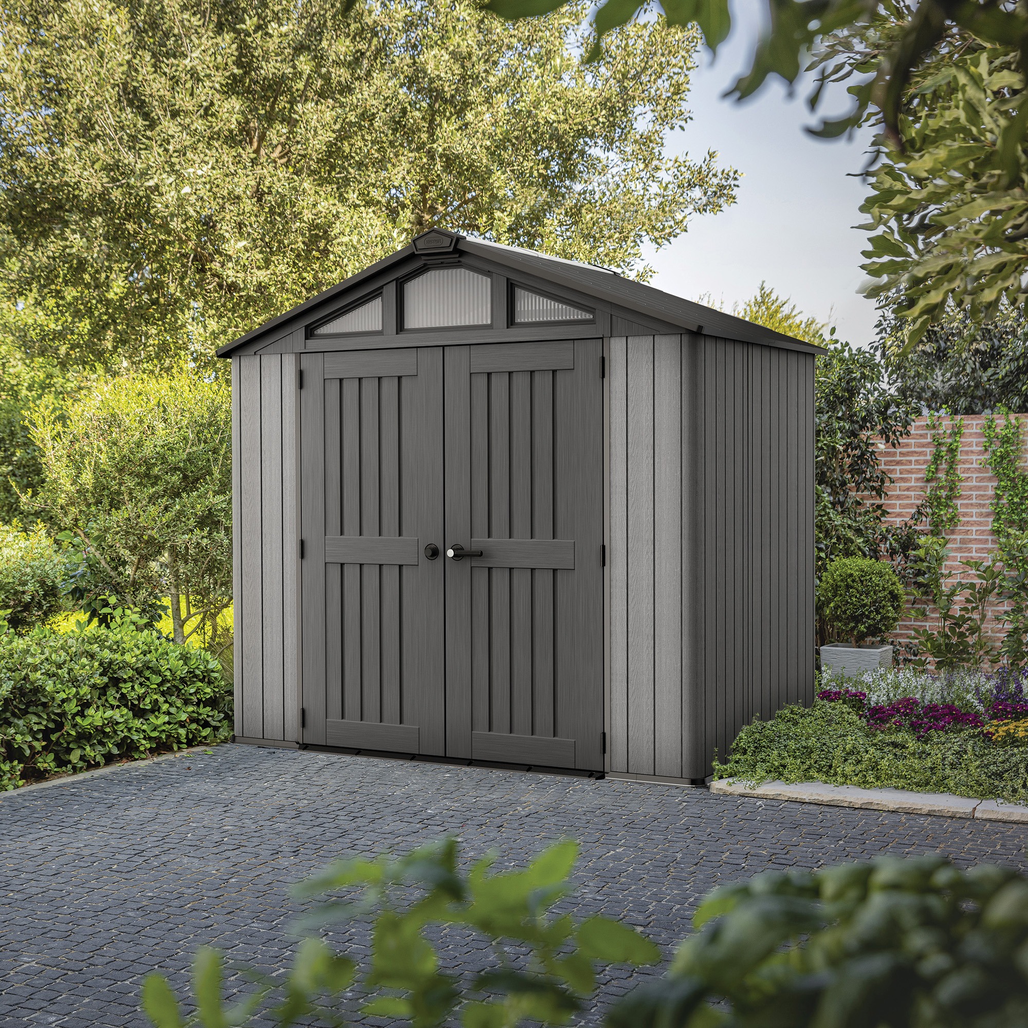 Domek narzędziowy STRONGHOLD SHED 8x6 szary - Keter