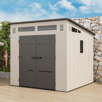 Domek ogrodowy CHESTER 8x8 Cold Grey - HARDMAISTER