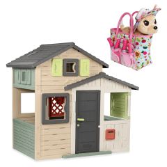 Domek dla dzieci life evo smoby z pieskiem maskotką szczęśliwa ogrodniczka