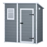 Domek ogrodowy MANOR PENT 6x4 - 183,5x111cm - KETER