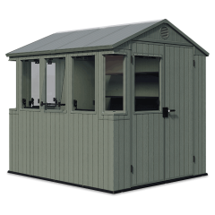 Domek narzędziowy ze szklarnią 2w1 POTTING SHED 6x8 zielony