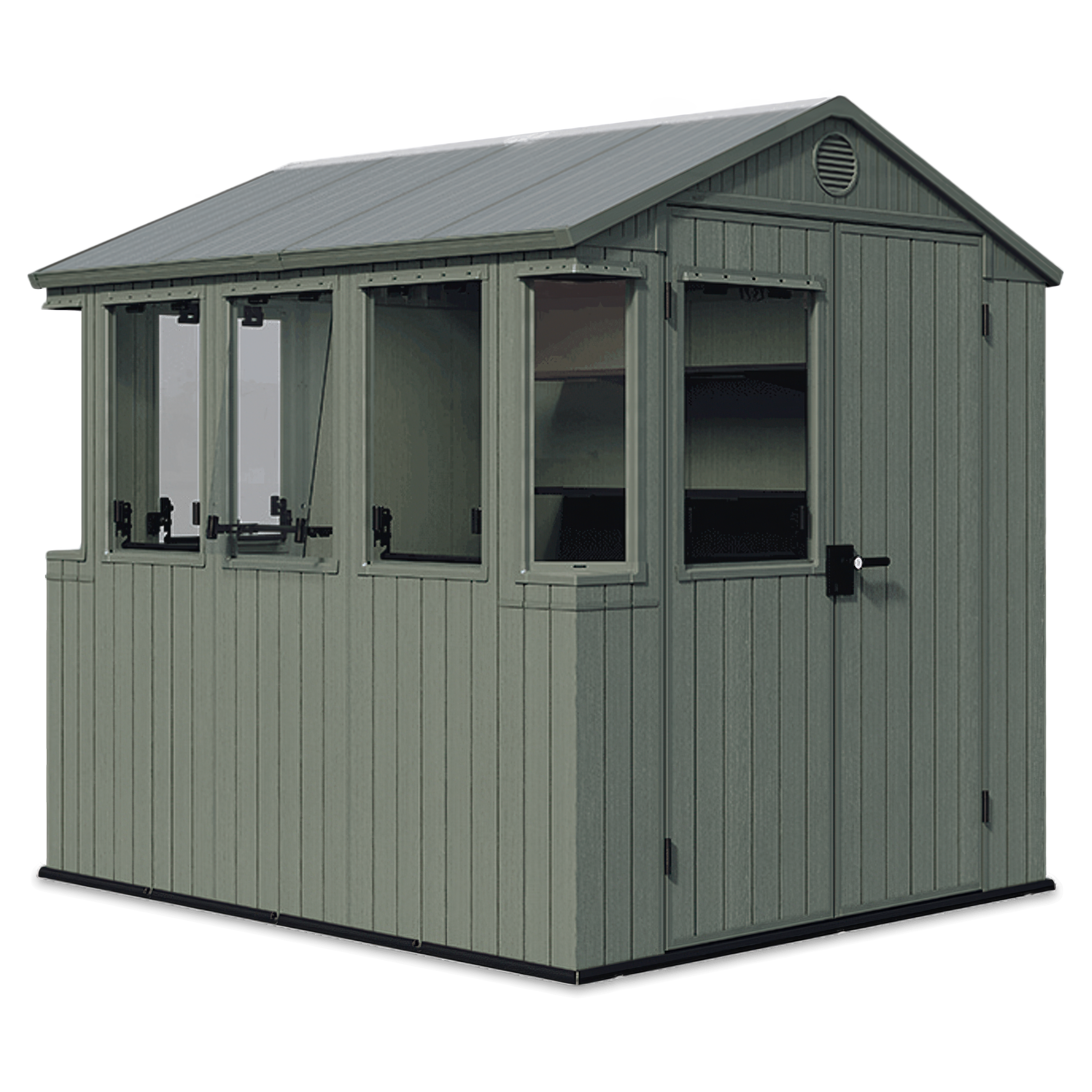 Domek narzędziowy ze szklarnią 2w1 POTTING SHED 6x8 zielony