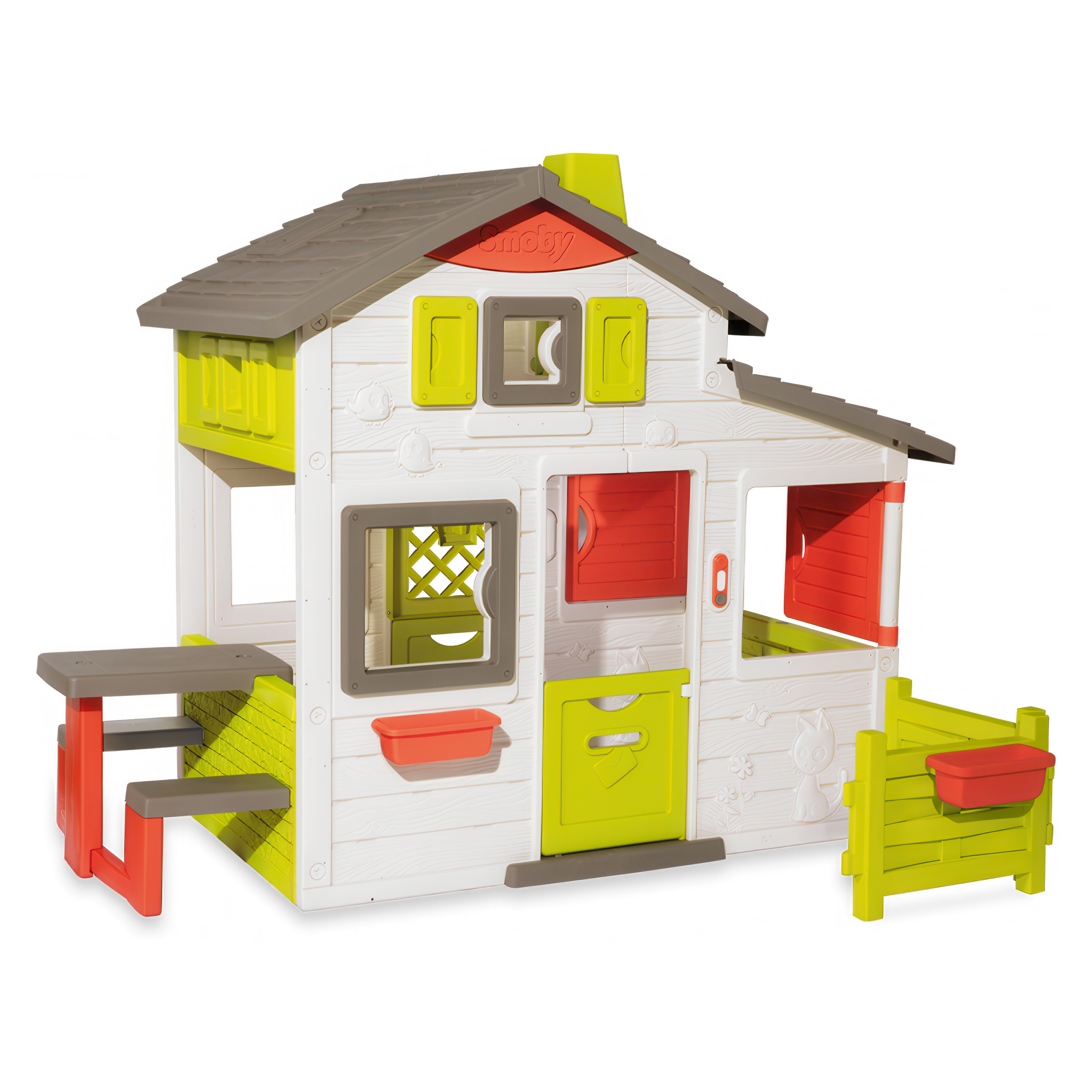 Domek Neo Friends z ogródkiem 217x171x 172 cm - Smoby