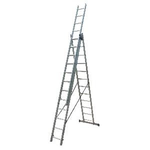 Wielofunkcyjna drabina aluminiowa 3x12 – HARDMAISTER