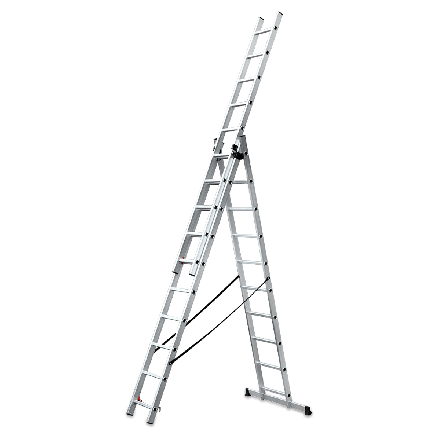 Zdjęcie główne drabiny aluminiowej 3x10 – HARDMAISTER