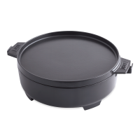 holenderski kociołek na grilla w kolorze czarnym