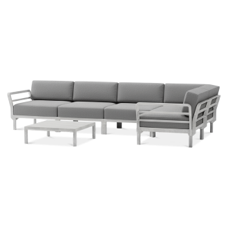 Zestaw mebli na taras MAXIMO 5 Gesso-Lava NARDI