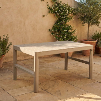 Dwupozycyjny stół LYON REZOLITH Soft Beige - Keter