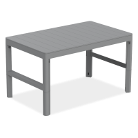 Dwupozycyjny stół LYON REZOLITH Storm grey - Keter