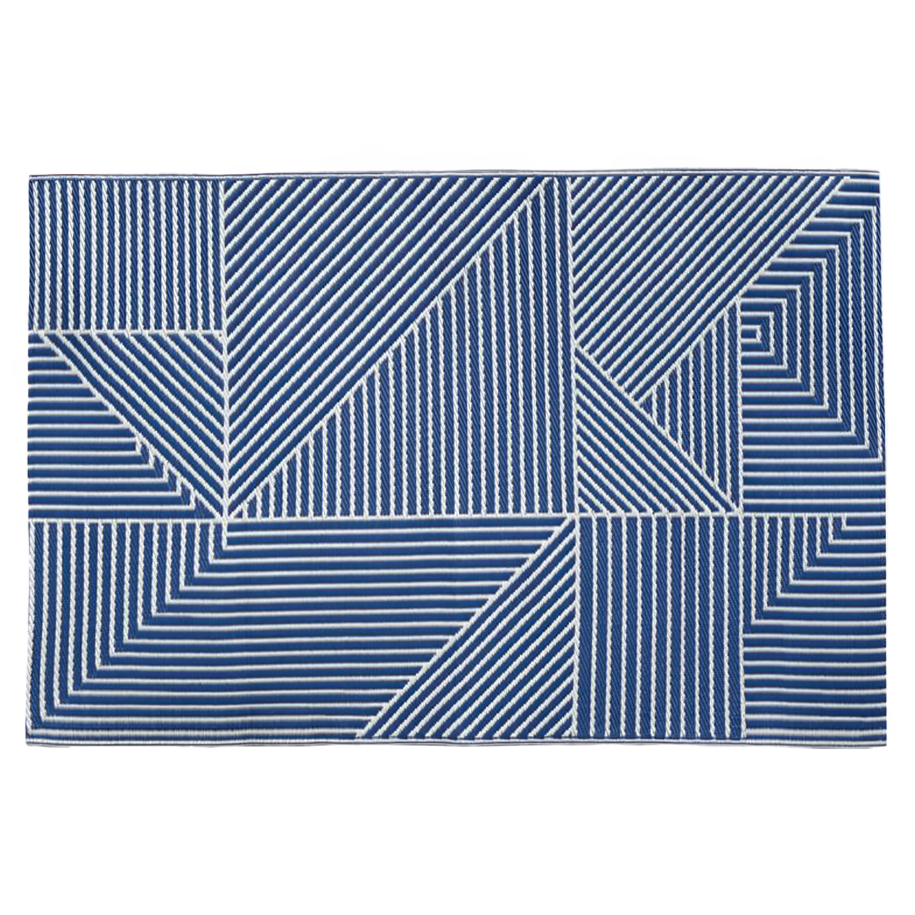 Dywan tarasowy Linear Blue 120x180cm - MOODME