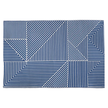 Dywan tarasowy Linear Blue 120x180cm - MOODME