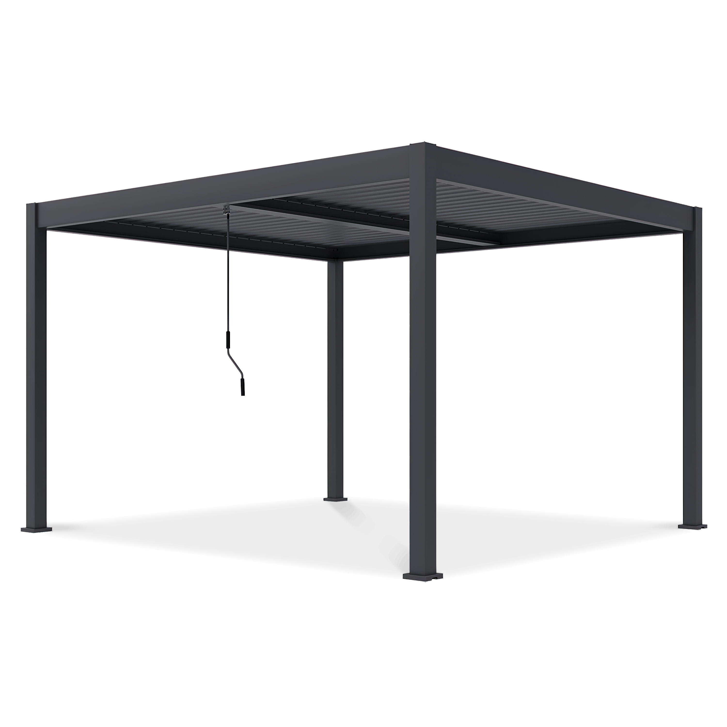 Pergola ogrodowa ELEGANCE DUO 3,6x4 Anthracite - Gutroof