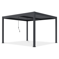 Pergola ogrodowa ELEGANCE DUO 3,6x4 Anthracite - Gutroof