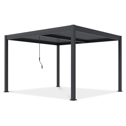 Pergola ogrodowa ELEGANCE DUO 3,6x4 Anthracite - Gutroof
