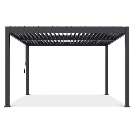 Pergola tarasowa ELEGANCE DUO 4x4 Anthracite - Gutroof