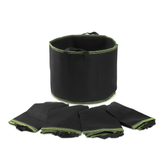 donica materiałowe w kolorze czarnym