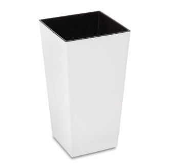 Doniczka FINEZJA 25x25cm biała - LAMELA