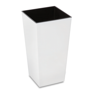 Doniczka FINEZJA 25x25cm biała - LAMELA