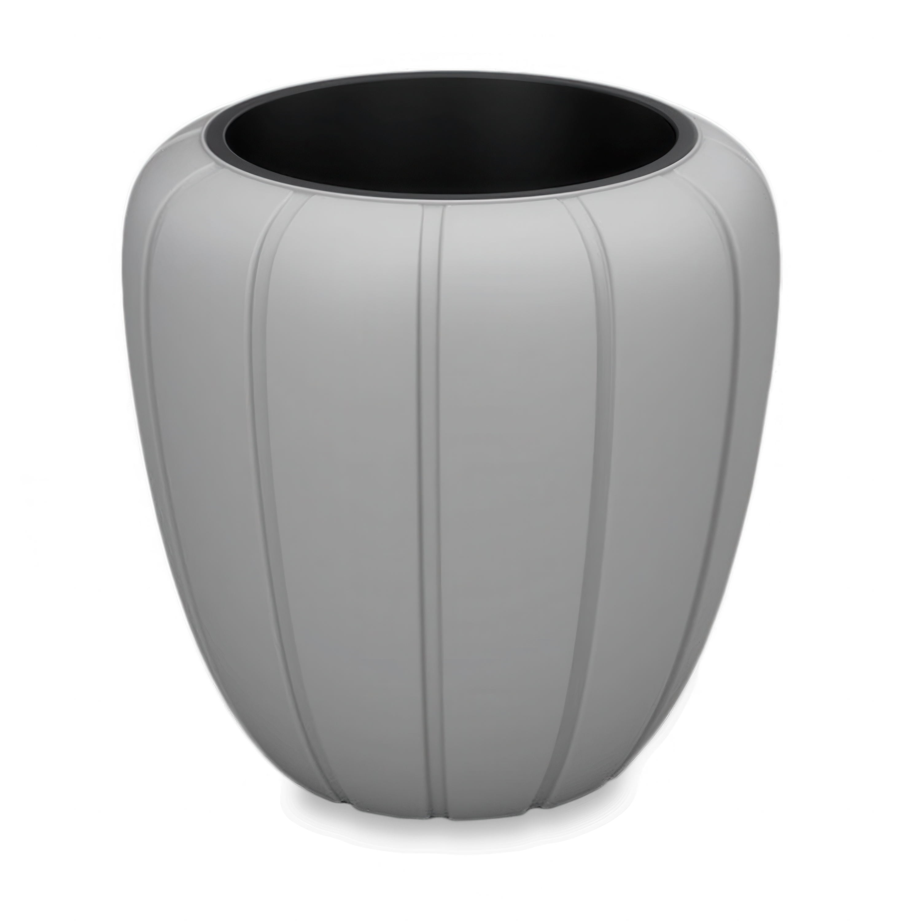 Ozdobna doniczka GAJA 40x43cm szara - LAMELA